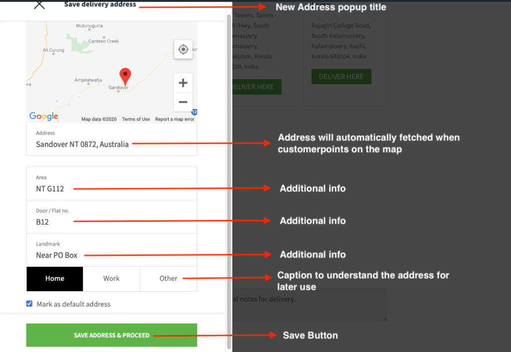 Map to Address Plugin-WooCommerce Delivery location plugin working