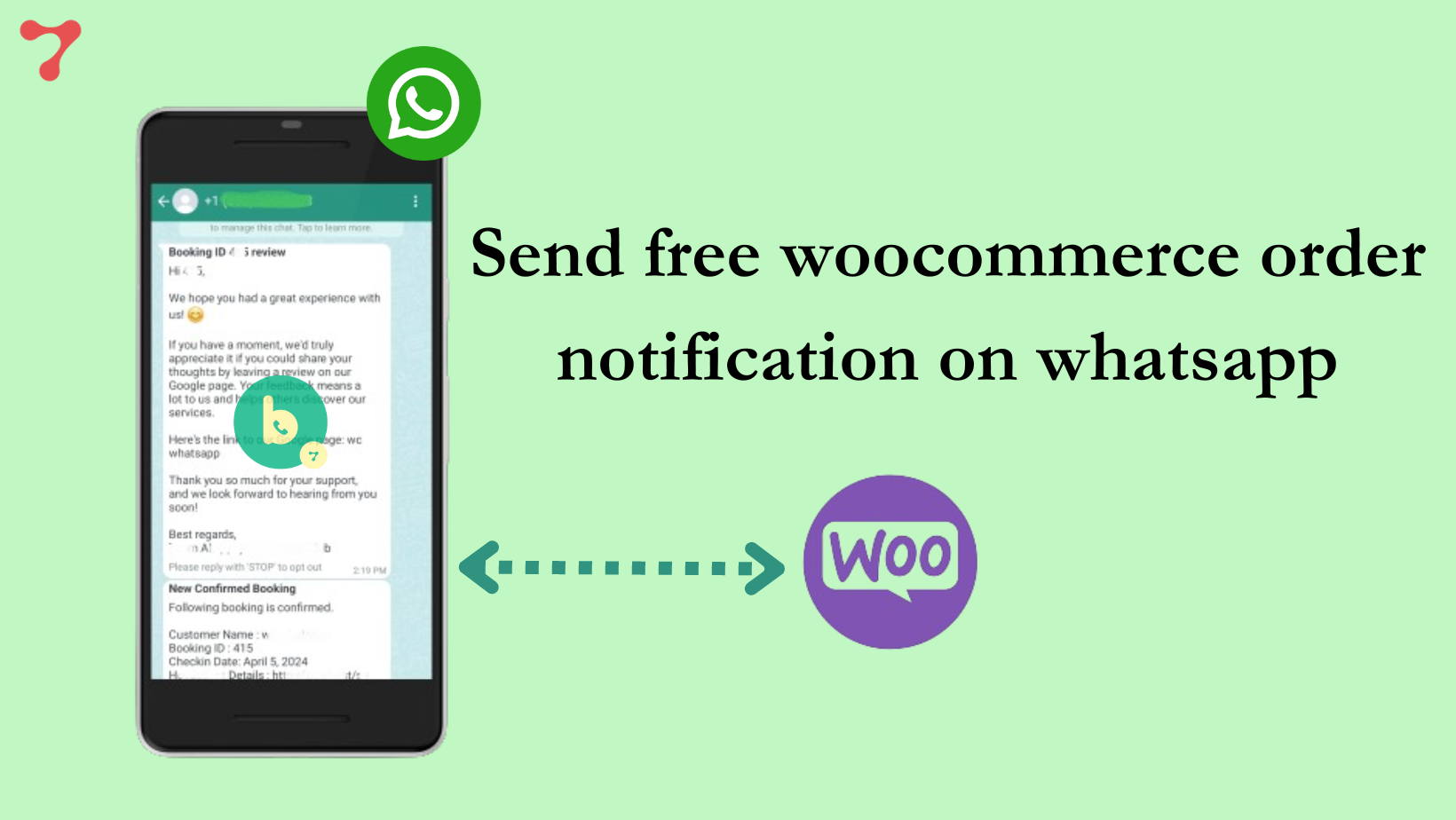 free woocommerce whatsapp order notification
